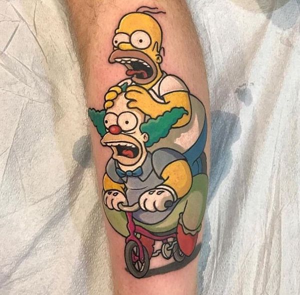 Simpsons Tattoos The Body Is A Canvas