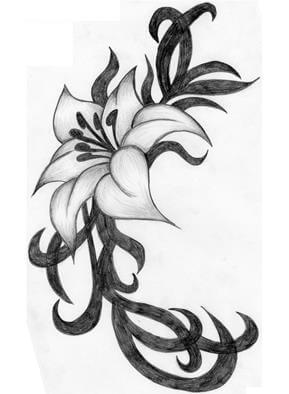Flower Tattoo Design - see more designs on https://thebodyisacanvas.com