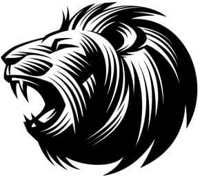 Lion Tattoo Design - see more designs on https://thebodyisacanvas.com