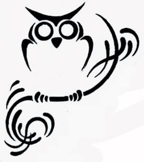 Owl Tattoo Design - see more designs on https://thebodyisacanvas.com