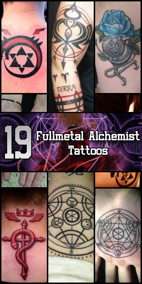 19 Fullmetal Alchemist Tattoos - The Body is a Canvas