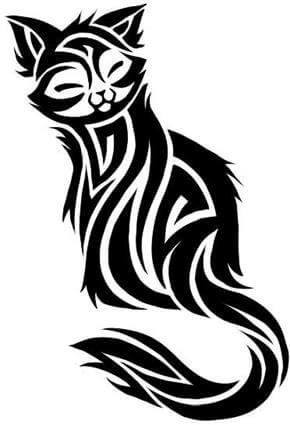 Cat Tattoo Design - see more designs on https://thebodyisacanvas.com