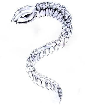 Snake Tattoo Design - see more designs on https://thebodyisacanvas.com