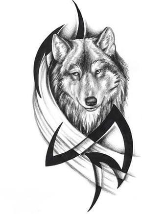 Wolf Tattoo Design - see more designs on https://thebodyisacanvas.com