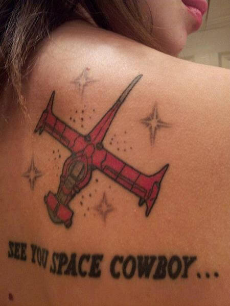 16 Stellar Cowboy Bebop Tattoos - The Body is a Canvas #Cowboy-Bebop-tattoo- #tattoos