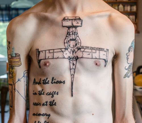 16 Stellar Cowboy Bebop Tattoos - The Body is a Canvas #Cowboy-Bebop-tattoo- #tattoos
