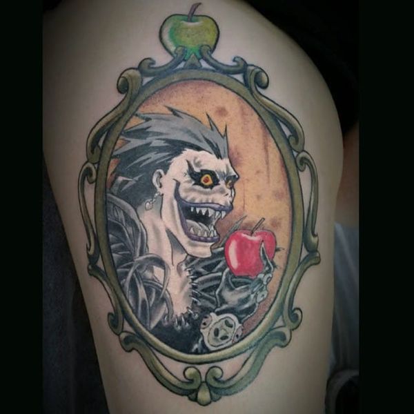 41 Ryuk Tattoos Unveiling the Enigma of the Death Note God  Psycho Tats