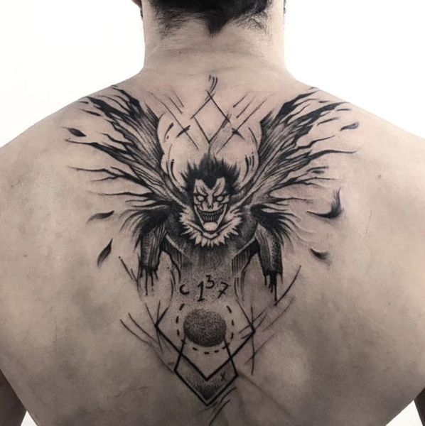 19 Death Note Tattoos - The Body is a Canvas #DeathNote #tattoos #tattooideas