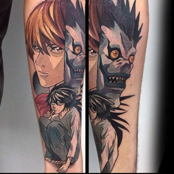 19 Death Note Tattoos The Body is a Canvas