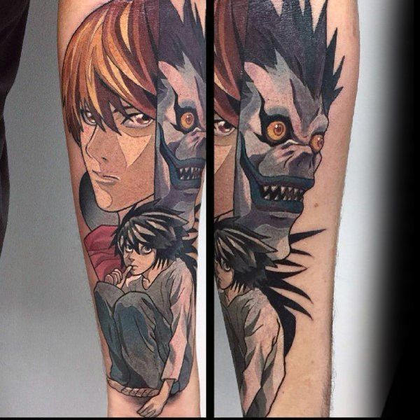 Mert  Anime Tattoos on Instagram RYUK リューク Death Note kadıköy  modasahil deathnoteedit kawaii gamertattoo deathnote tattoo  deathnoteedits deathnotememes