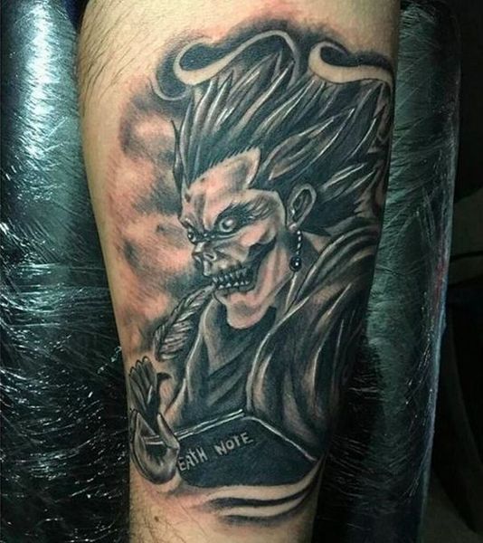 19 Death Note Tattoos - The Body is a Canvas #DeathNote #tattoos #tattooideas