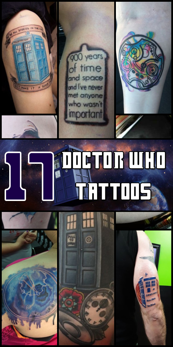 17 Doctor Who Tattoos - The Body is a Canvas #DoctorWho #tattoos #tattooideas