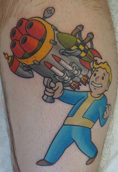 25 Fallout Tattoos - The Body is a Canvas #Fallout #tattoos #tattooideas