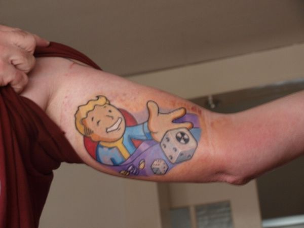 25 Fallout Tattoos - The Body is a Canvas #Fallout #tattoos #tattooideas