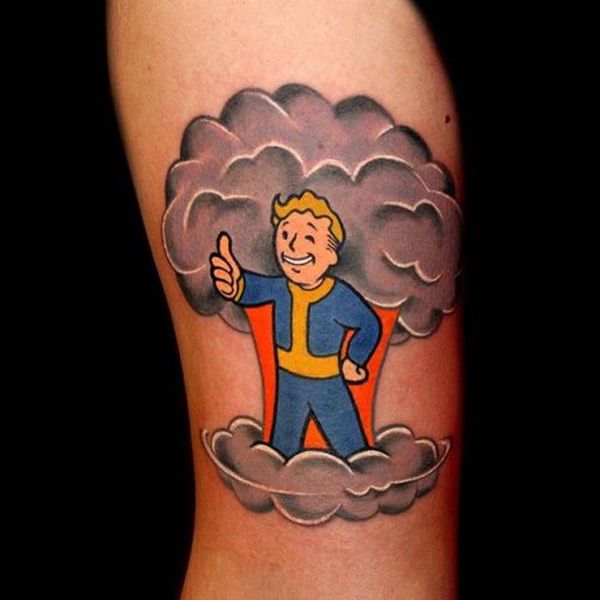 25 Fallout Tattoos - The Body is a Canvas #Fallout #tattoos #tattooideas