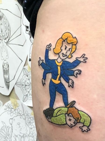 25 Fallout Tattoos - The Body is a Canvas #Fallout #tattoos #tattooideas