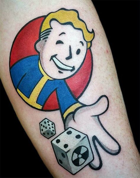 25 Fallout Tattoos - The Body is a Canvas #Fallout #tattoos #tattooideas