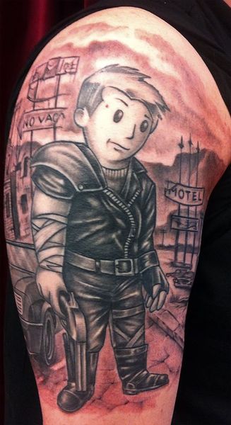 25 Fallout Tattoos - The Body is a Canvas #Fallout #tattoos #tattooideas