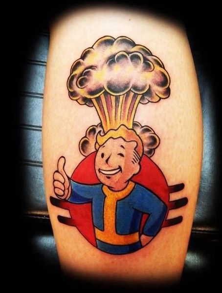 25 Fallout Tattoos - The Body is a Canvas #Fallout #tattoos #tattooideas