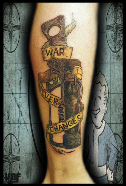 25 Fallout Tattoos - The Body is a Canvas #Fallout #tattoos #tattooideas