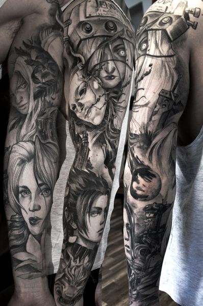 25 Final Fantasy Tattoos - The Body is a Canvas #FinalFantasy #tattoos #tattooideas