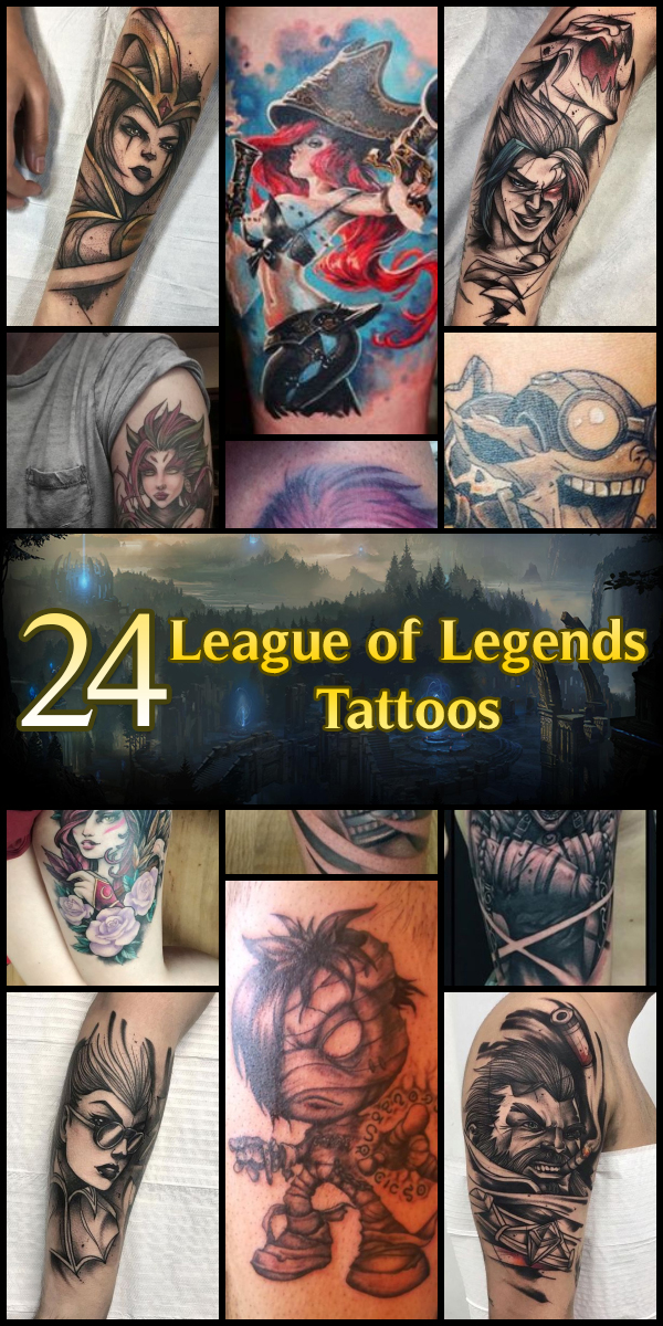 League of Legends tattoo by AntoniettaArnoneArts on DeviantArt