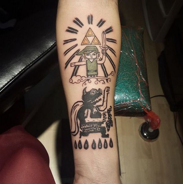 30 Legend of Zelda Tattoos - The Body is a Canvas #LegendOfZelda #tattoos #tattooideas