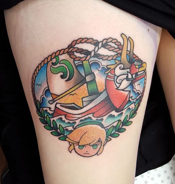 WW My new Wind Waker Link tattoo   rzelda