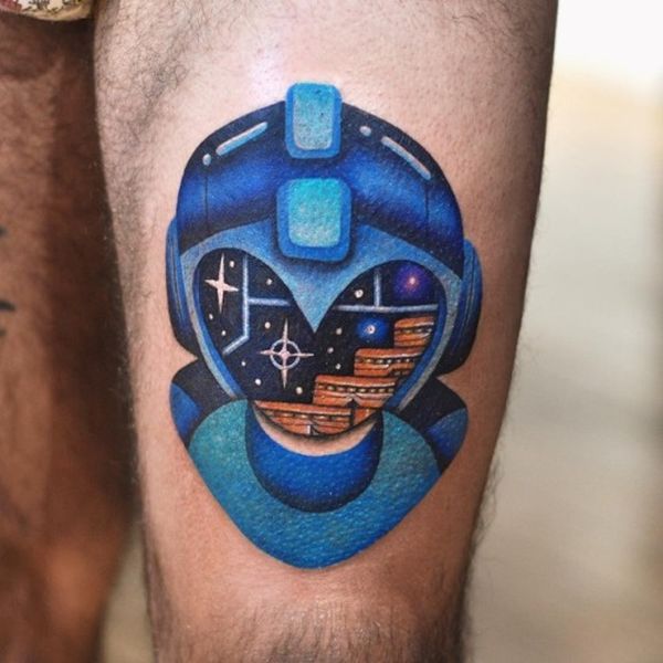 30 Mega Man Tattoos - The Body is a Canvas #MegaMan #tattoos #tattooideas