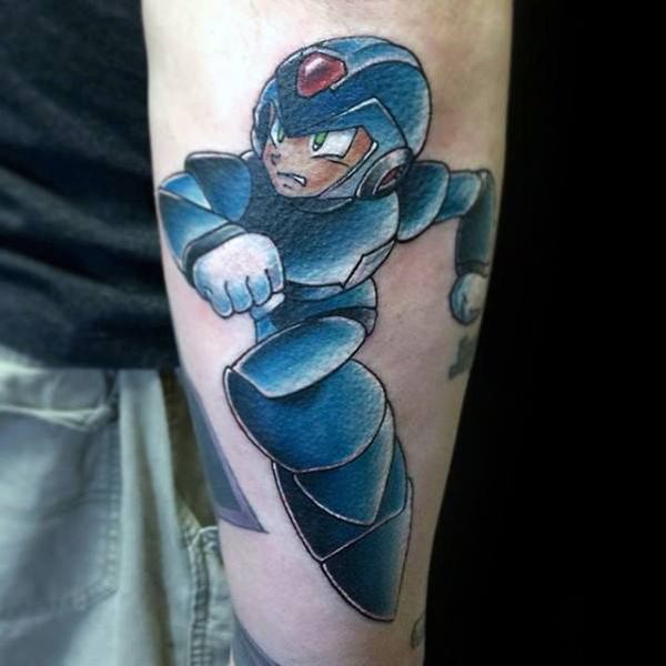 30 Mega Man Tattoos - The Body is a Canvas #MegaMan #tattoos #tattooideas