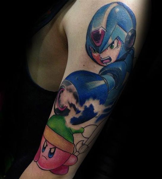 30 Mega Man Tattoos - The Body is a Canvas #MegaMan #tattoos #tattooideas