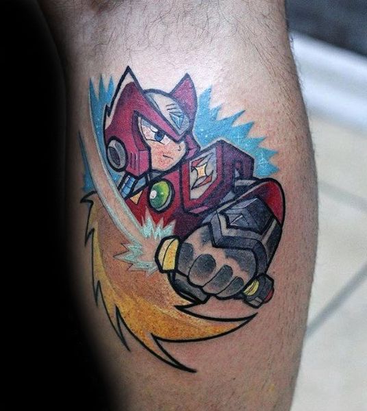 30 Mega Man Tattoos - The Body is a Canvas #MegaMan #tattoos #tattooideas