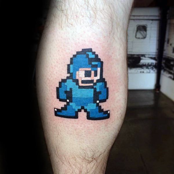 30 Mega Man Tattoos - The Body is a Canvas #MegaMan #tattoos #tattooideas