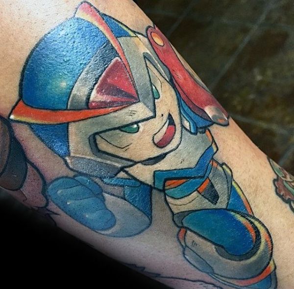 30 Mega Man Tattoos - The Body is a Canvas #MegaMan #tattoos #tattooideas