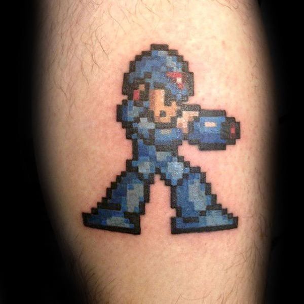 30 Mega Man Tattoos - The Body is a Canvas #MegaMan #tattoos #tattooideas