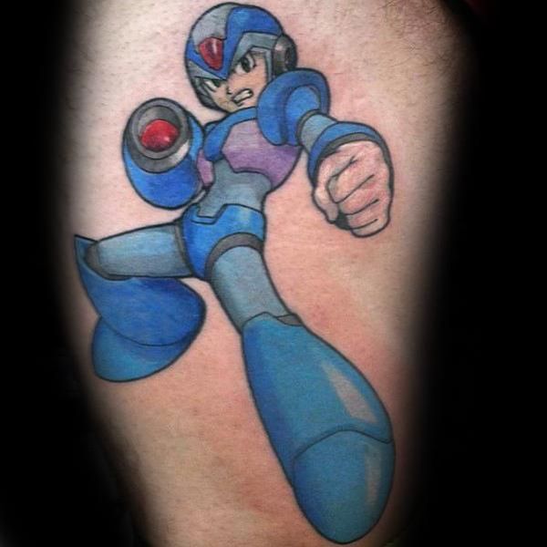 30 Mega Man Tattoos - The Body is a Canvas #MegaMan #tattoos #tattooideas