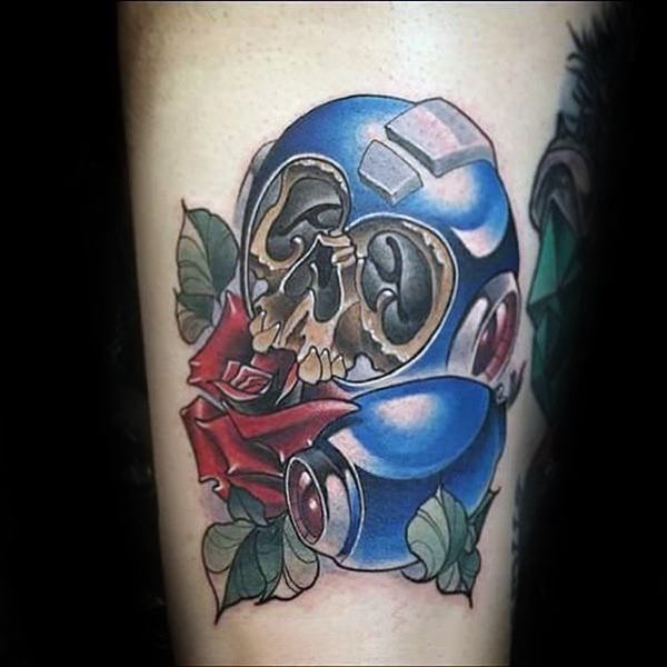 30 Mega Man Tattoos - The Body is a Canvas #MegaMan #tattoos #tattooideas