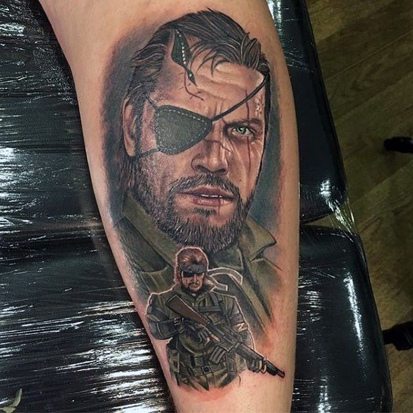 30 Metal Gear Tattoos - The Body is a Canvas #MetalGear #tattoos #tatooideas