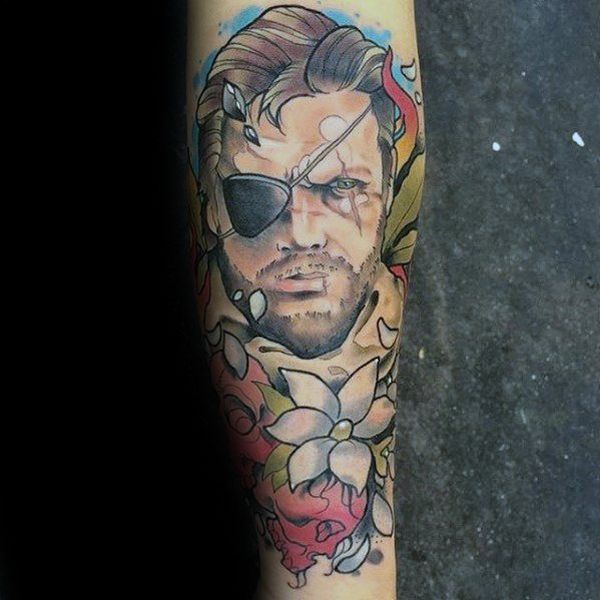 30 Metal Gear Tattoos - The Body is a Canvas #MetalGear #tattoos #tatooideas