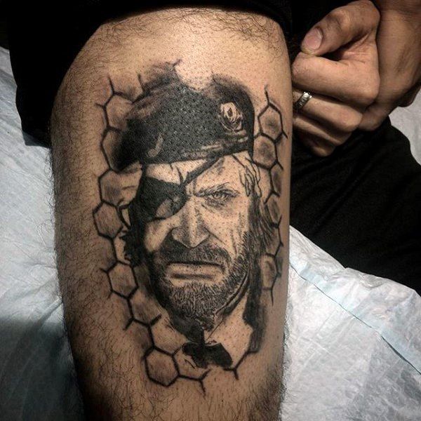 30 Metal Gear Tattoos - The Body is a Canvas #MetalGear #tattoos #tatooideas