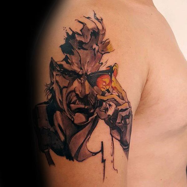 30 Metal Gear Tattoos - The Body is a Canvas #MetalGear #tattoos #tatooideas