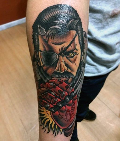 30 Metal Gear Tattoos - The Body is a Canvas #MetalGear #tattoos #tatooideas