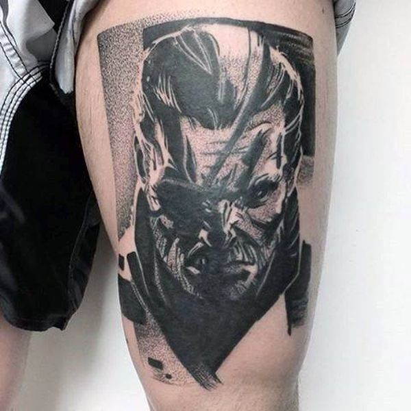 30 Metal Gear Tattoos - The Body is a Canvas #MetalGear #tattoos #tatooideas