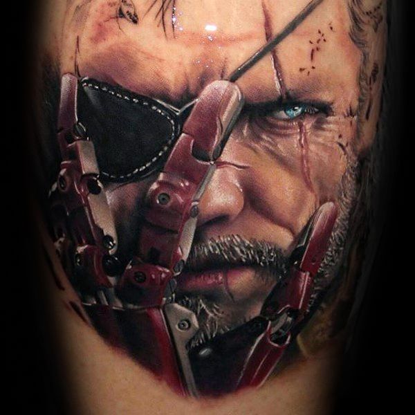 30 Metal Gear Tattoos - The Body is a Canvas #MetalGear #tattoos #tatooideas