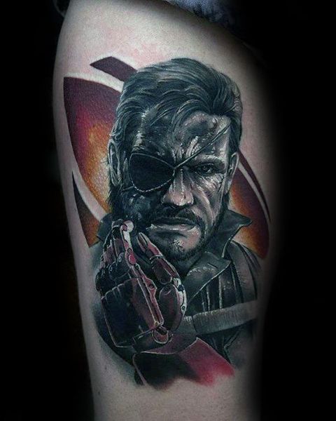 Solid Snake Tattoo by epseelutely  Tattoogridnet