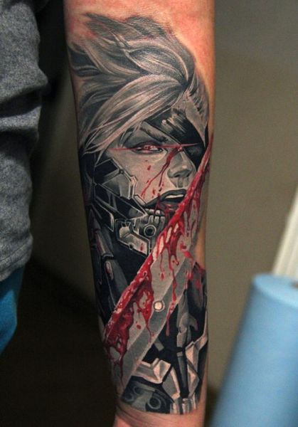 30 Metal Gear Tattoos - The Body is a Canvas #MetalGear #tattoos #tatooideas