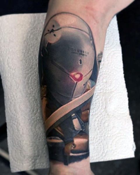 30 Metal Gear Tattoos - The Body is a Canvas #MetalGear #tattoos #tatooideas