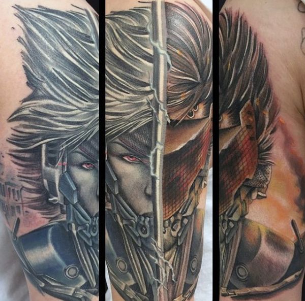 30 Metal Gear Tattoos - The Body is a Canvas #MetalGear #tattoos #tatooideas