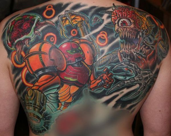 30 Metroid Tattoos - The Body is a Canvas #Metroid #tattoos #tattooideas