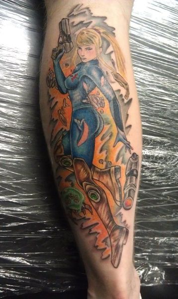 30 Metroid Tattoos - The Body is a Canvas #Metroid #tattoos #tattooideas